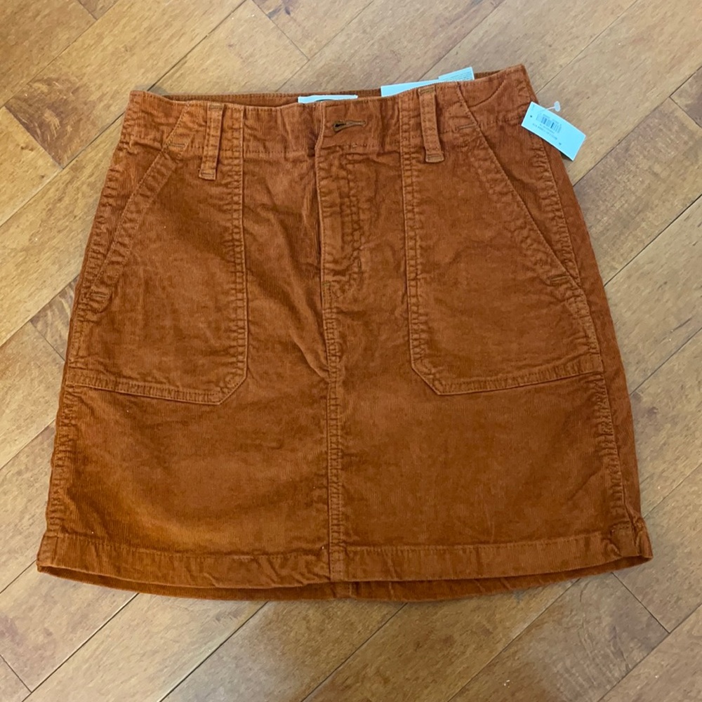 Corduroy Mini Skirt